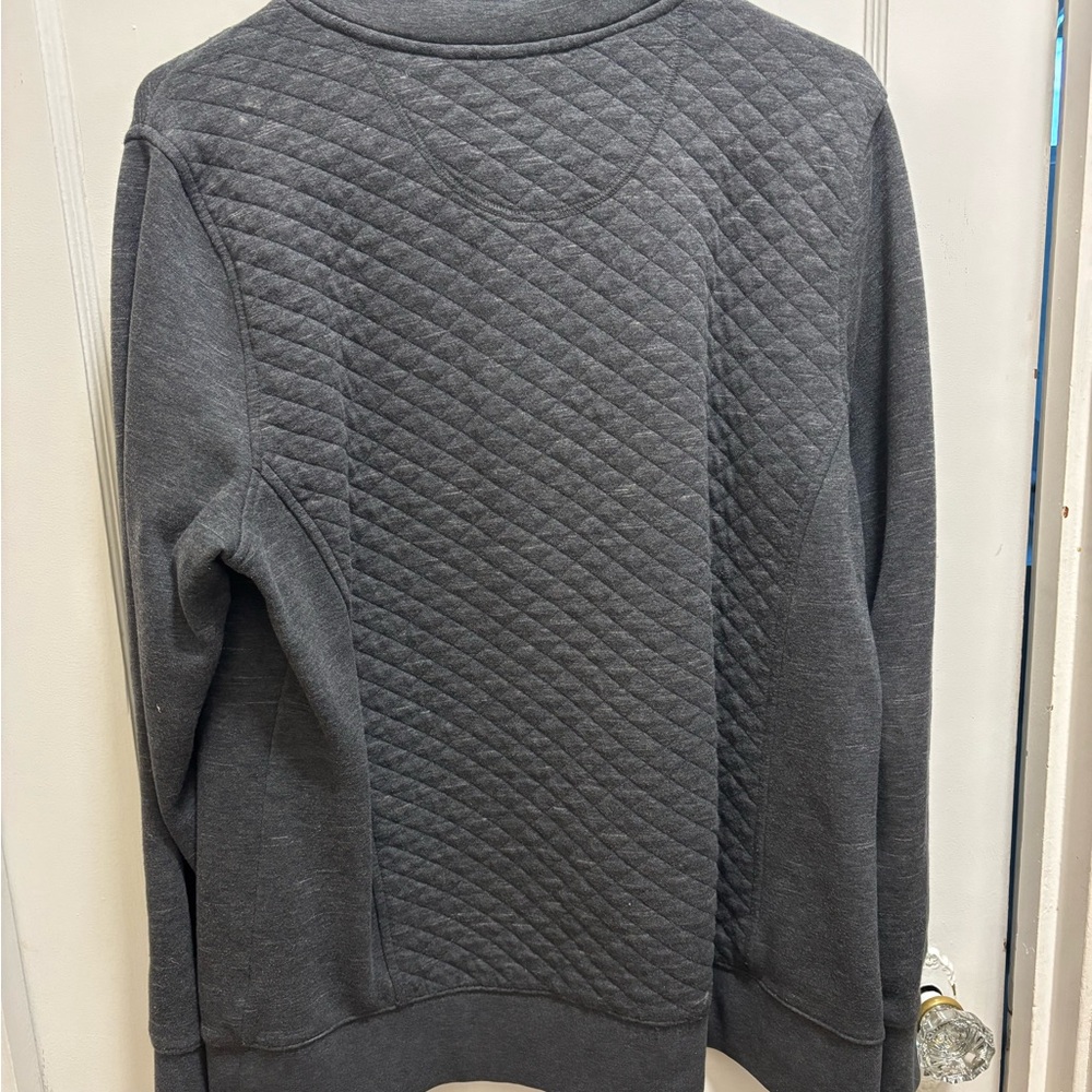LL Bean Women's Quilted Quarter-Zip Pullover - Picture 3 of 3